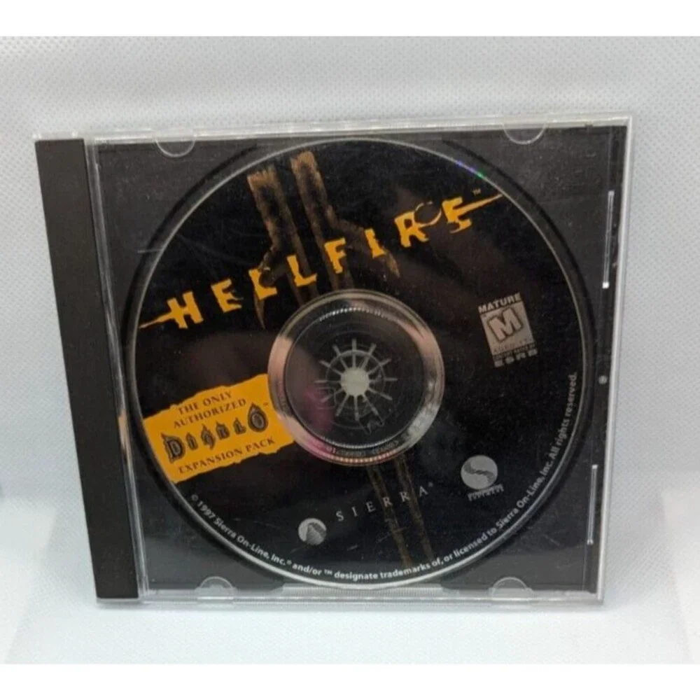 Hellfire: Diablo Expansion Pack (PC CD-ROM, 1997) Sierra On-Line